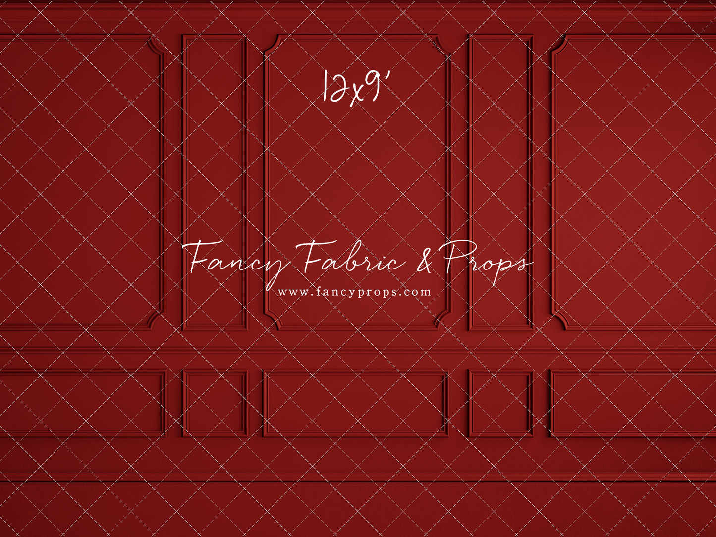 Red Wainscoting Wall