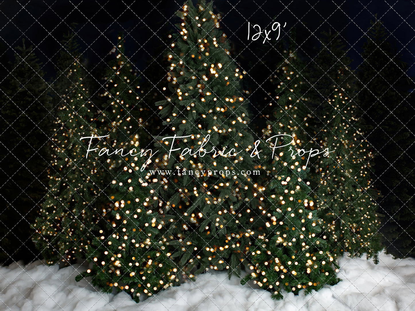 Snowy Christmas Trees