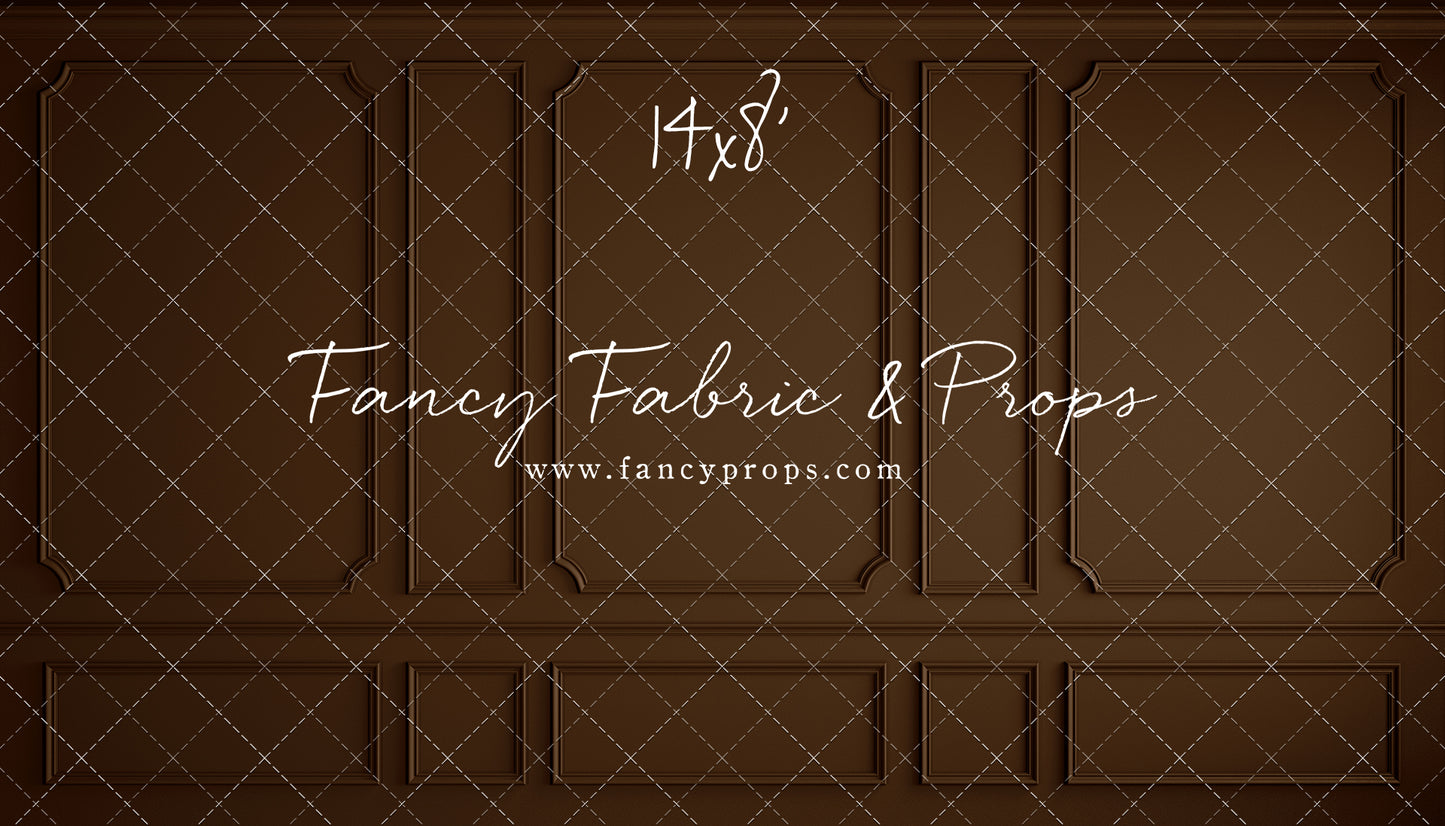 Brown Wainscoting Wall