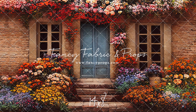 Floral Villa Entrance