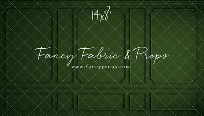 Green Wainscoting Wall