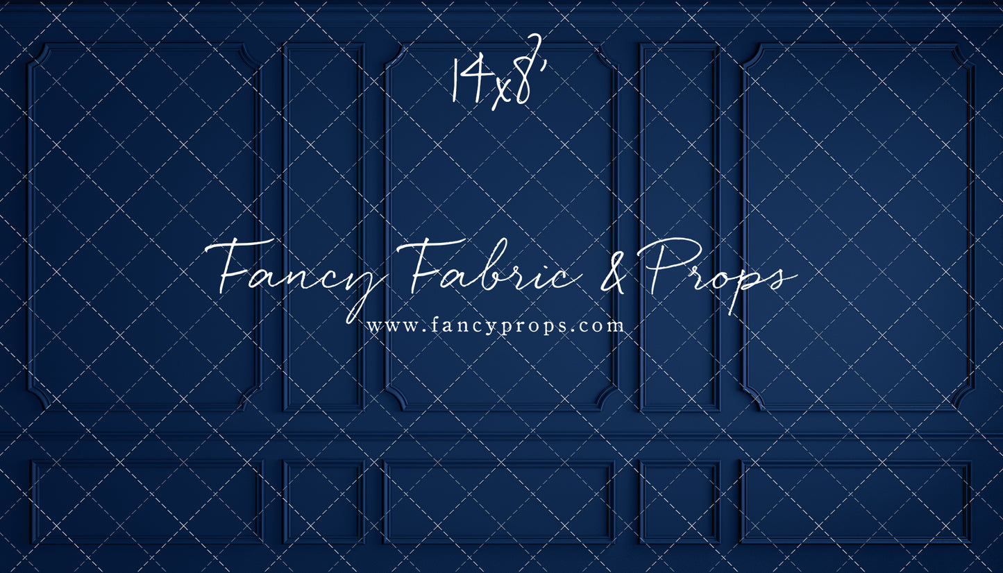 Midnight Wainscoting Wall