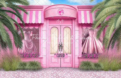 Barbie Boutique - With Pink Brick - With Sweep Option