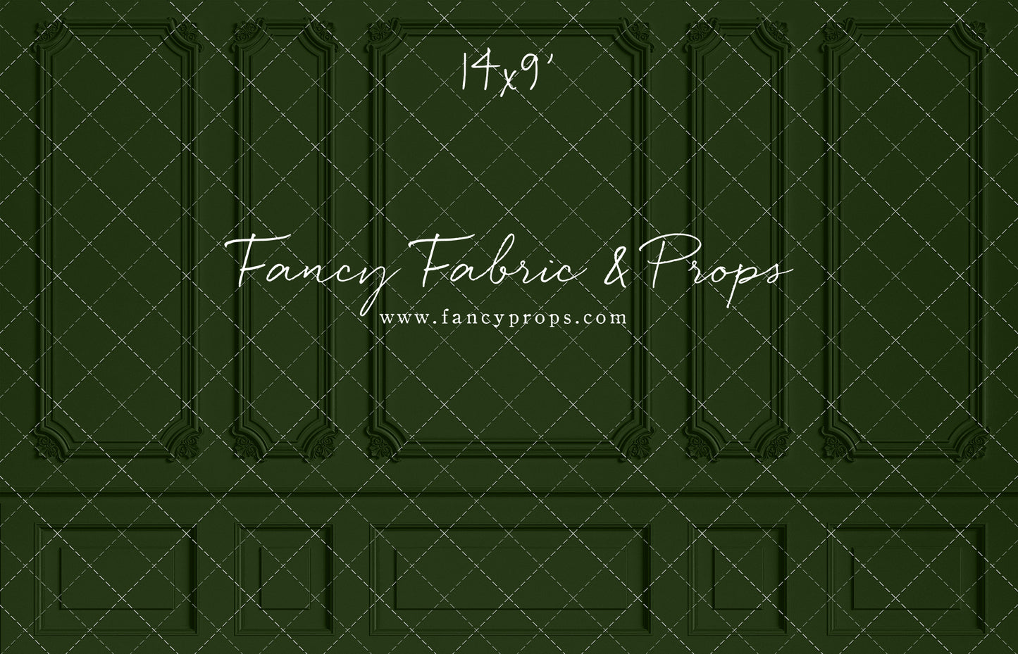 Classic Evergreen Wainscoting Wall - With Sweep Option