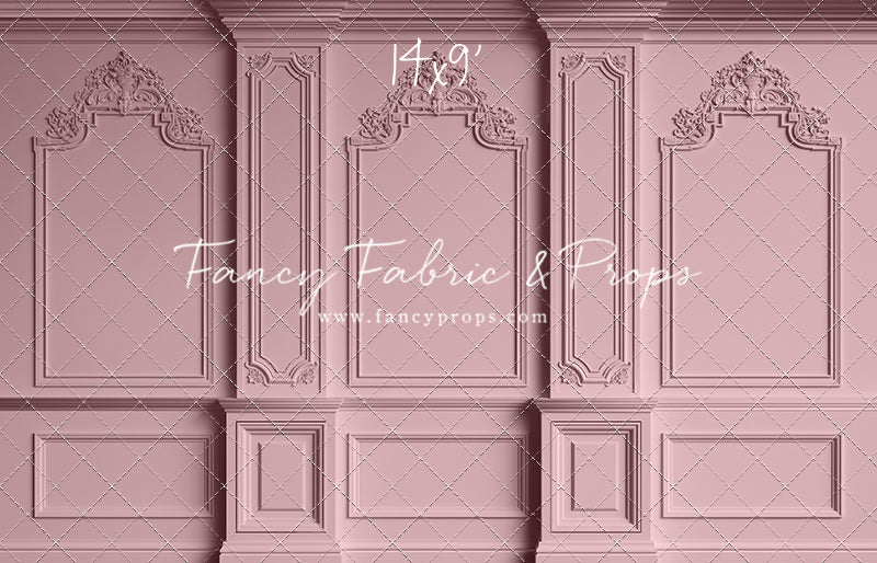 Classic Pink Victorian Wall - With Sweep Option