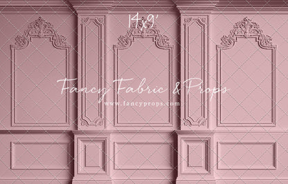 Classic Pink Victorian Wall - With Sweep Option