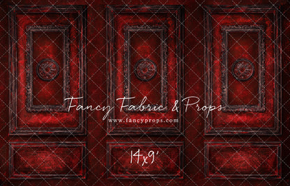 Crimson Antiqued Wall