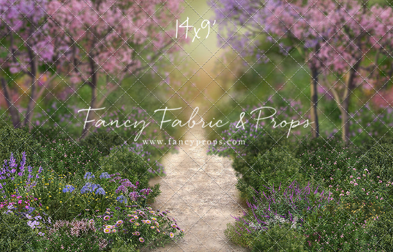 Dreamy Spring Path - With Sweep Option – Fancy Fabric & Props