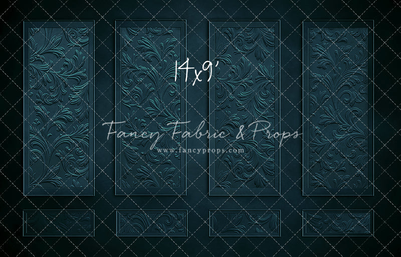 Elegant Aquamarine Wall