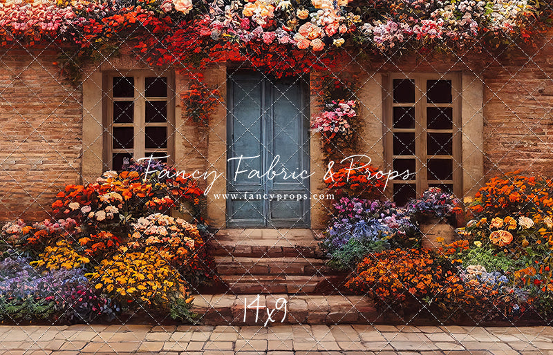 Floral Villa Entrance