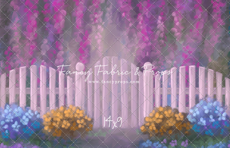 Fuchsia Garden - With Sweep Option