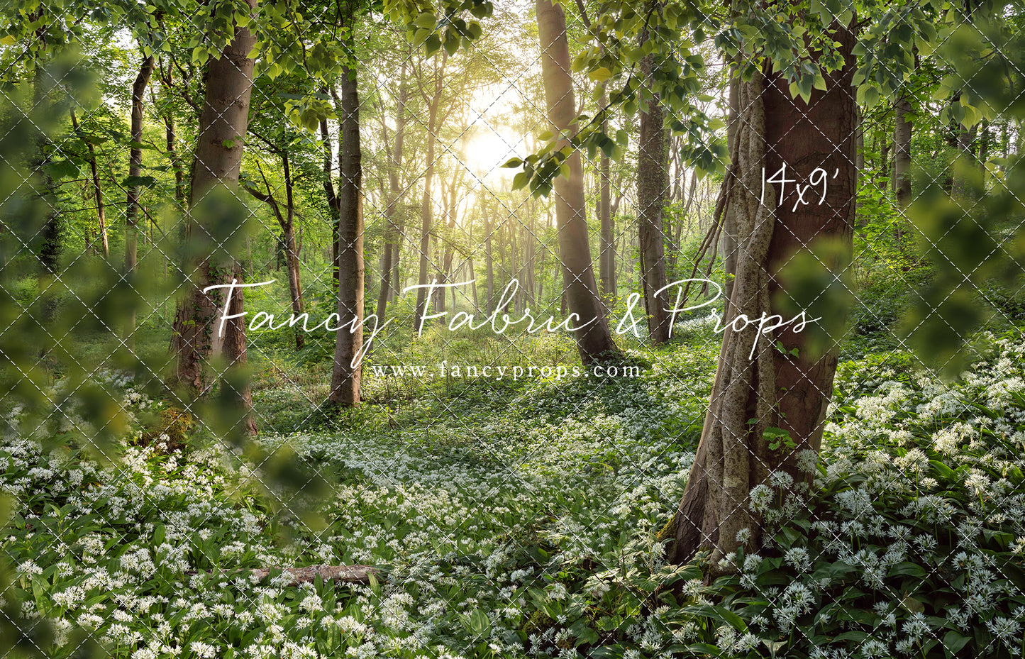 Lush Flowering Forest