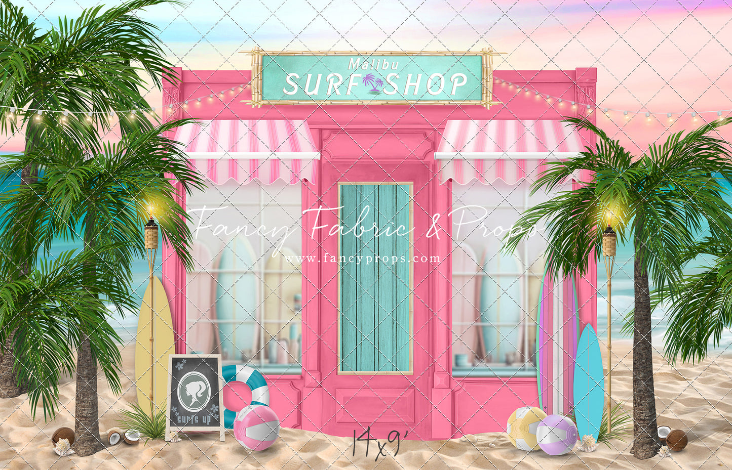 Malibu Barbie Surf Shop - With Sweep Option