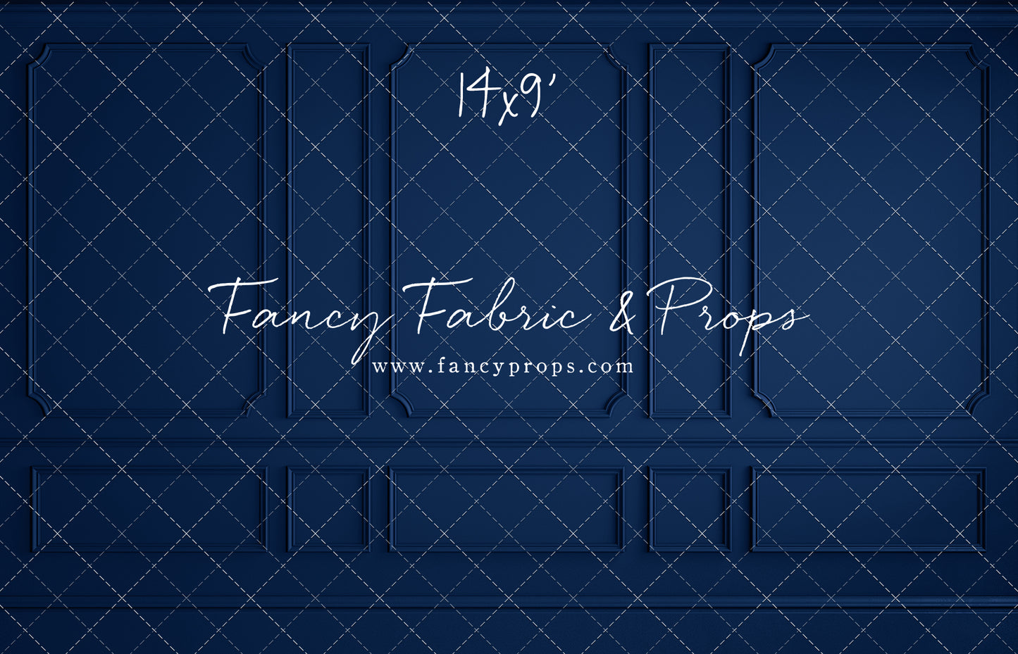 Midnight Wainscoting Wall