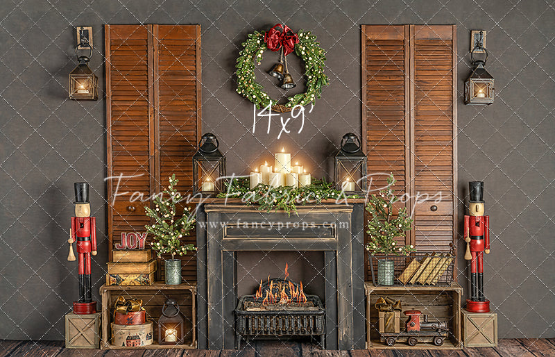 Old Fashioned Christmas Mantle