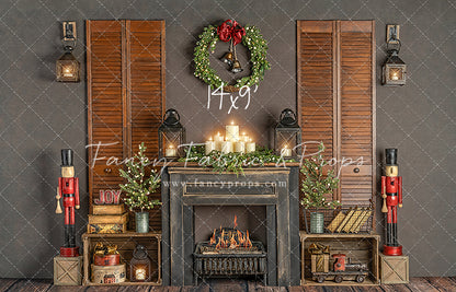 Old Fashioned Christmas Mantle