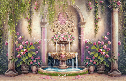 Pink Wishes Fountain - With Sweep Option