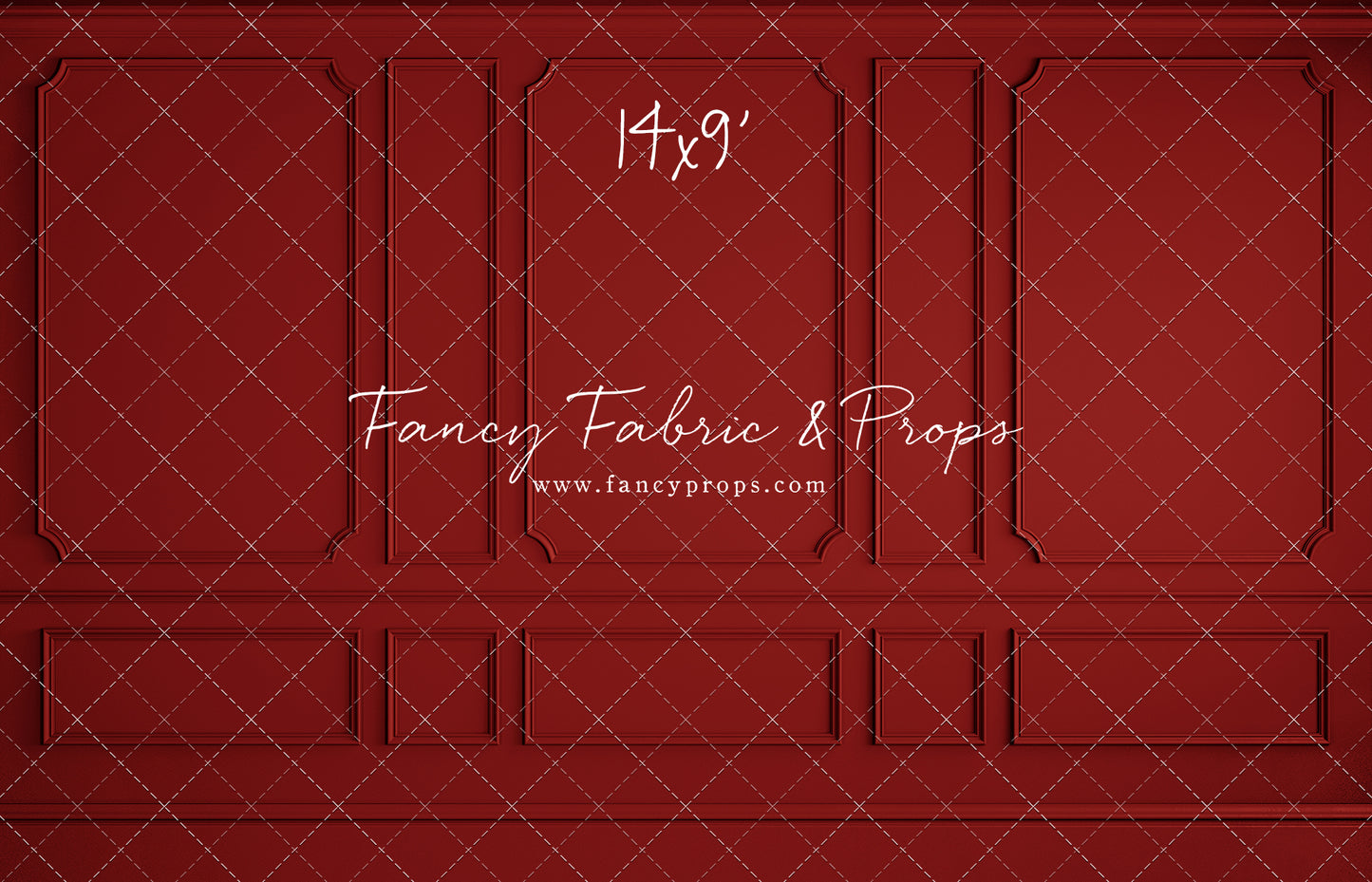 Red Wainscoting Wall