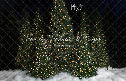 Snowy Christmas Trees