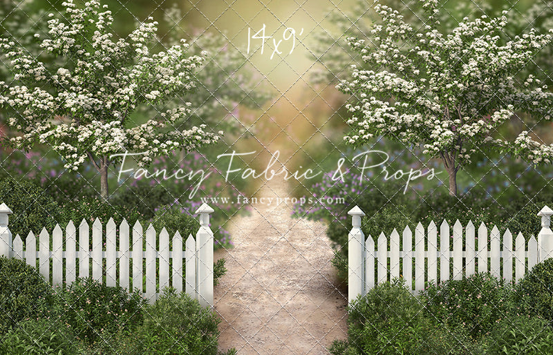 Spring Garden Path - With Sweep Option – Fancy Fabric & Props