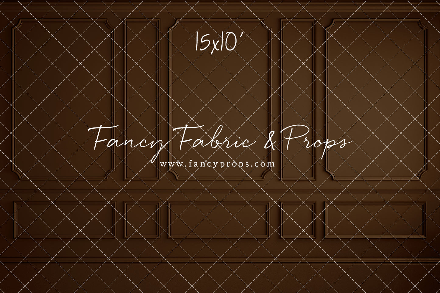 Brown Wainscoting Wall