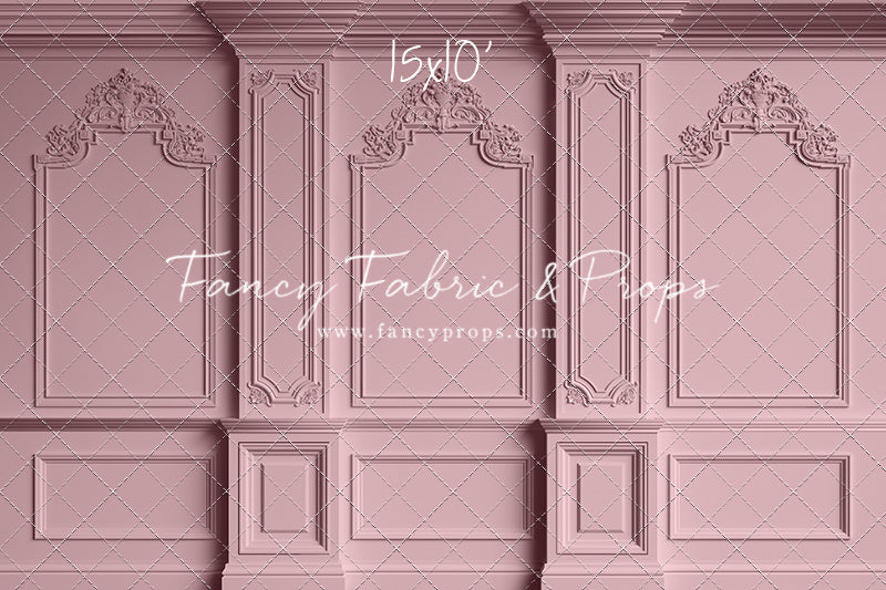 Classic Pink Victorian Wall - With Sweep Option