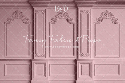 Classic Pink Victorian Wall - With Sweep Option