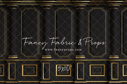 Dark Victorian Gold Wall - With Sweep Option