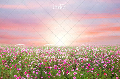 Rosy Wildflower Stroll