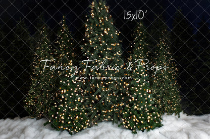 Snowy Christmas Trees