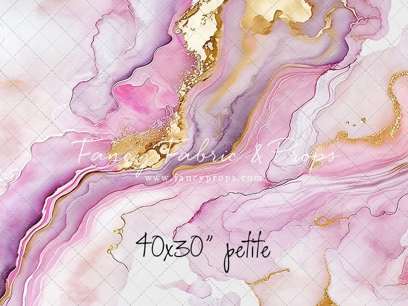 Rose Gold Marble Swirl - Petite
