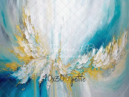 Golden Aquamarine Paint Melt - Petite