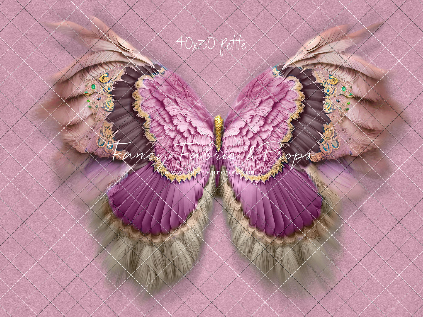 Shimmering Bronzed Feathers - Petite