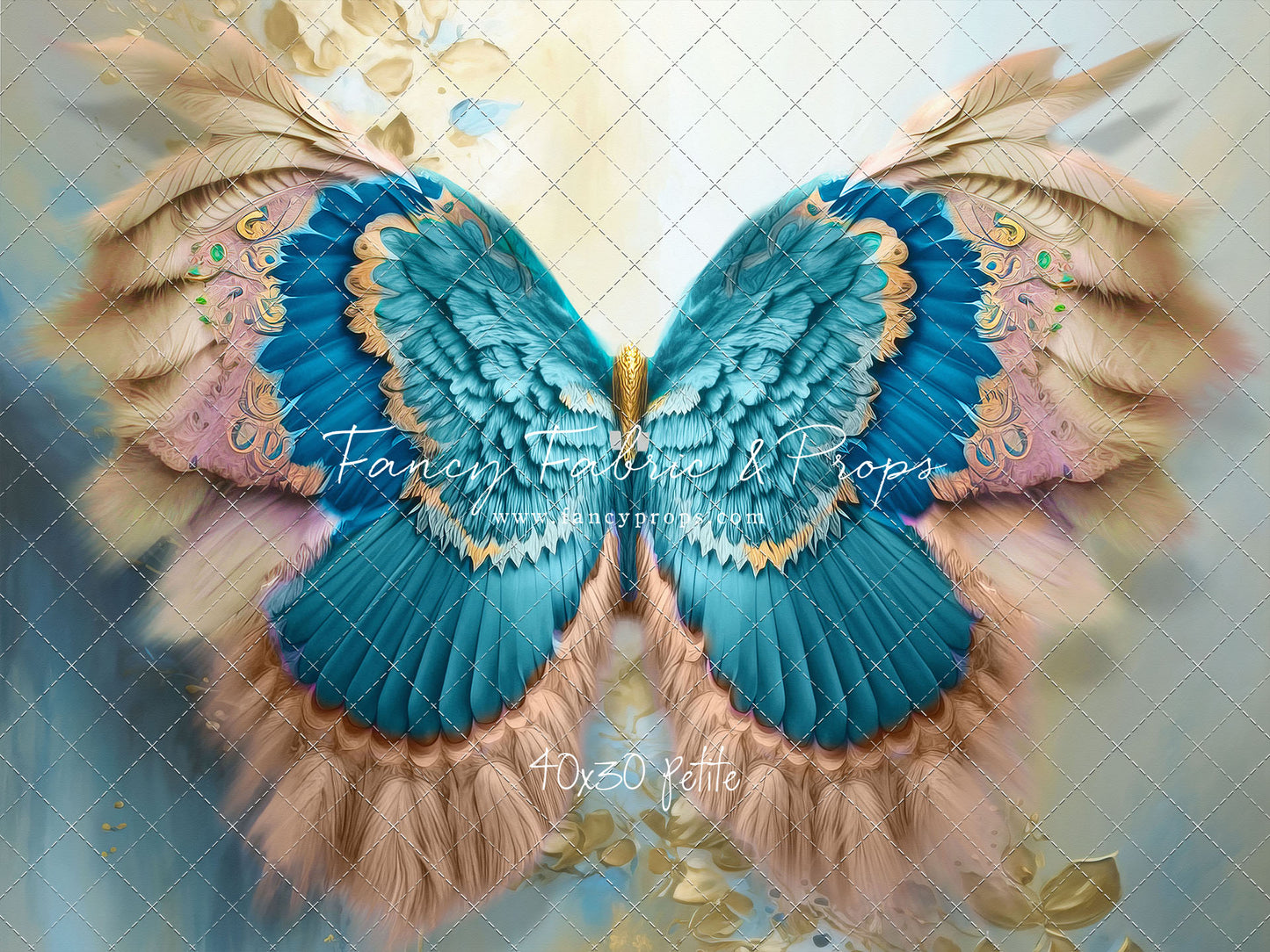 Shimmering Golden Feathers - Petite