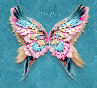 Enchanted Teal Wings - Petite