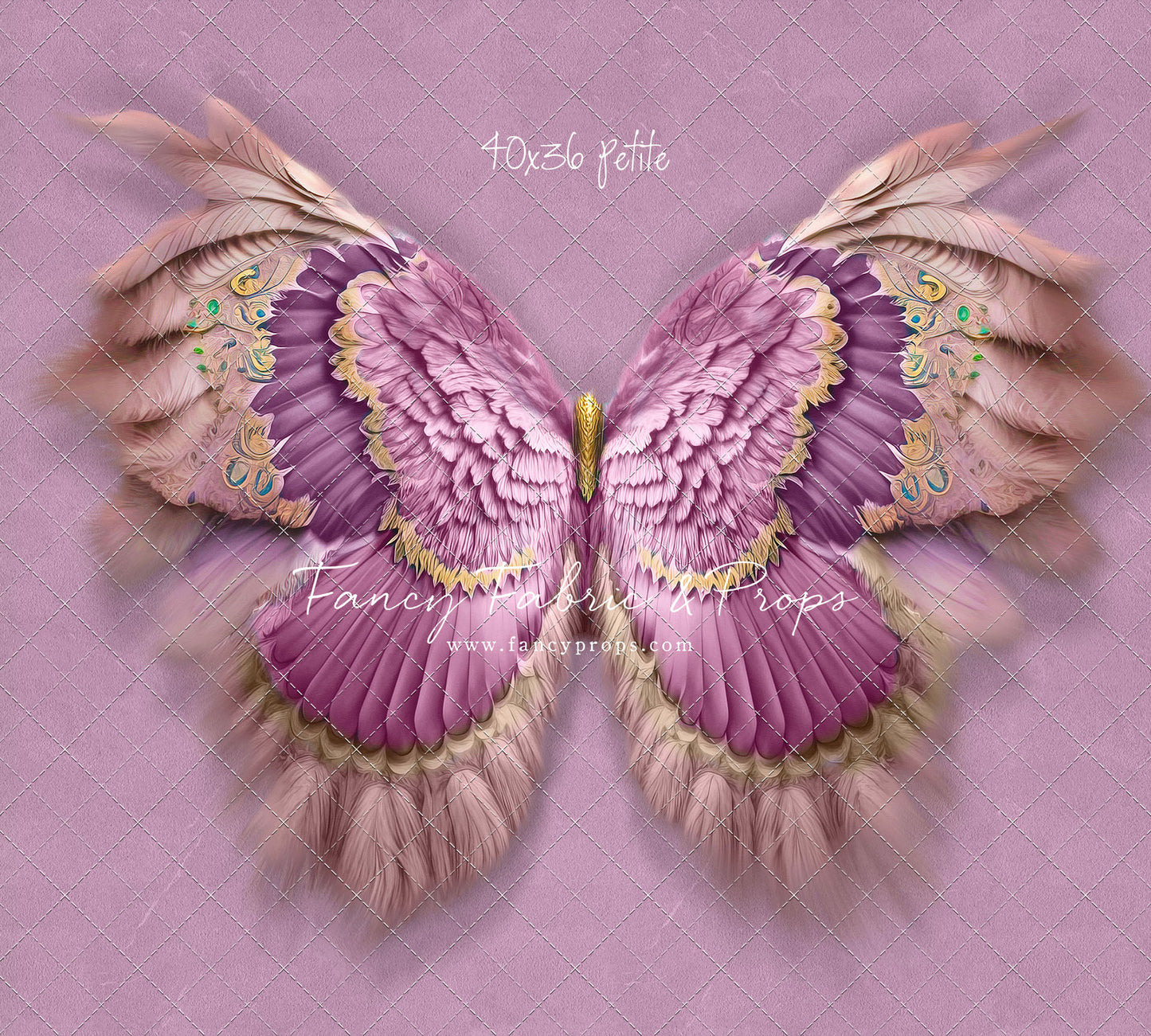 Shimmering Crepe Feathers - Petite