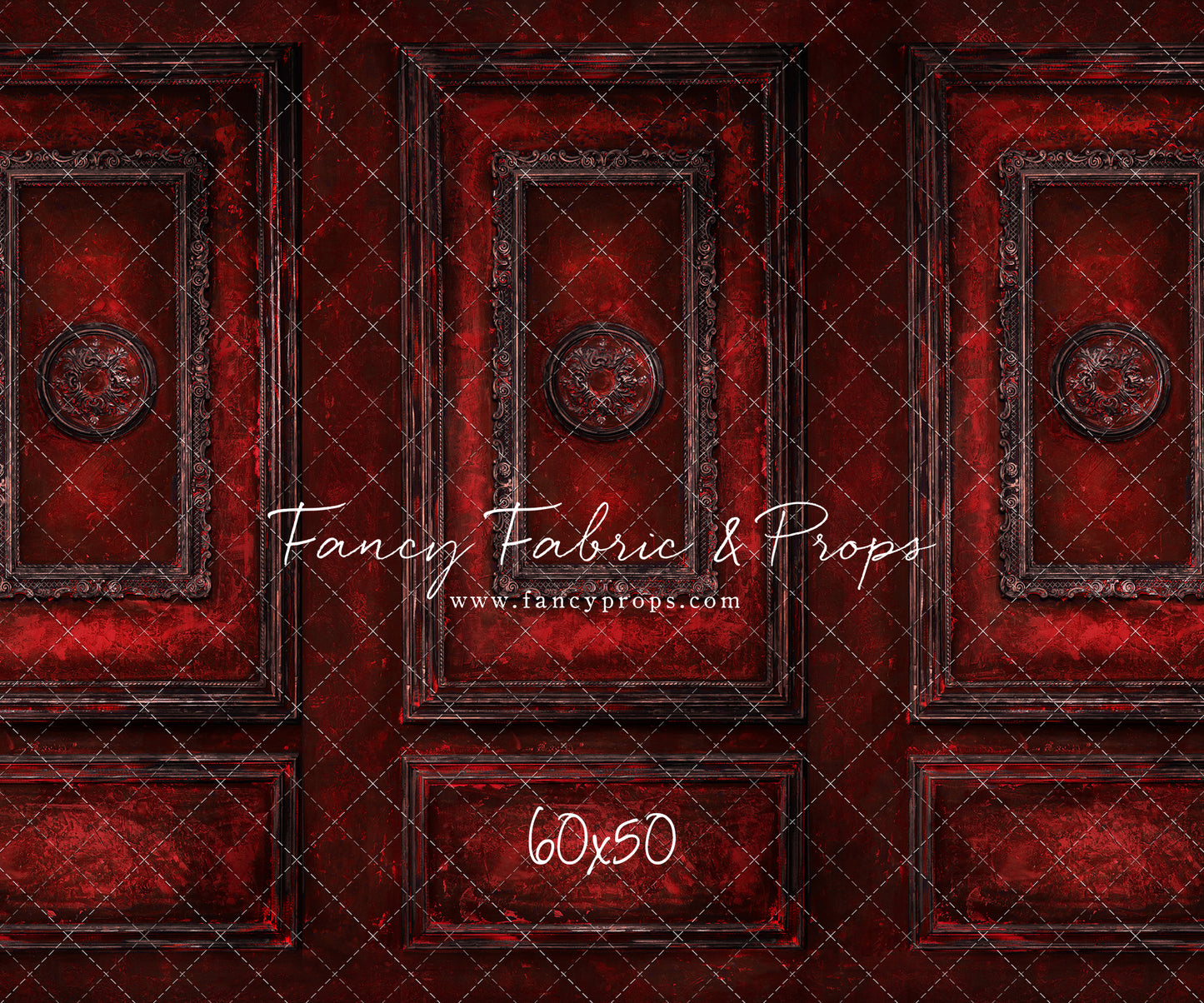 Crimson Antiqued Wall