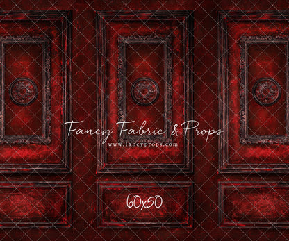 Crimson Antiqued Wall