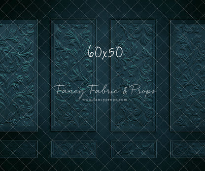 Elegant Aquamarine Wall