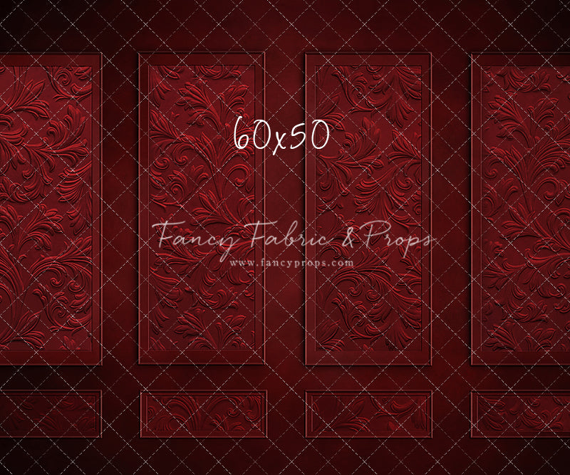 Elegant Crimson Wall
