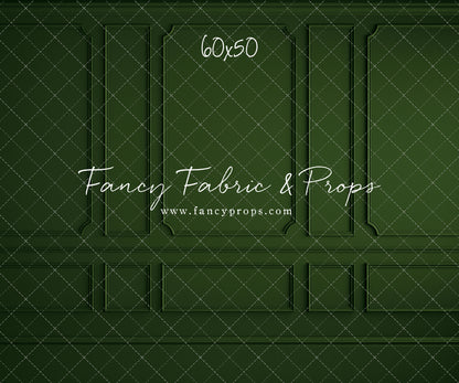 Green Wainscoting Wall