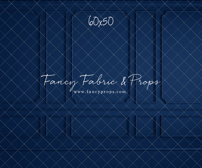 Midnight Wainscoting Wall