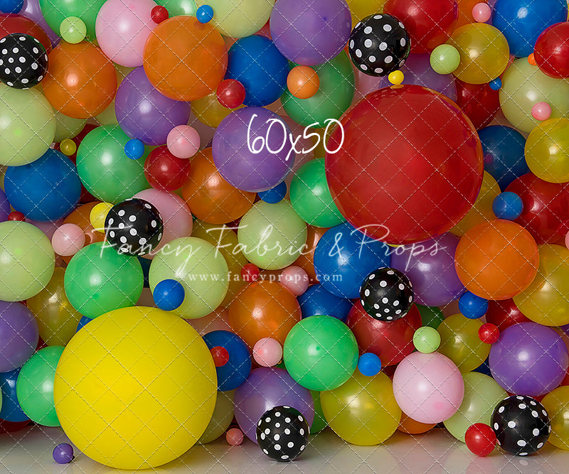 Primary Polka Dot Balloon Wall