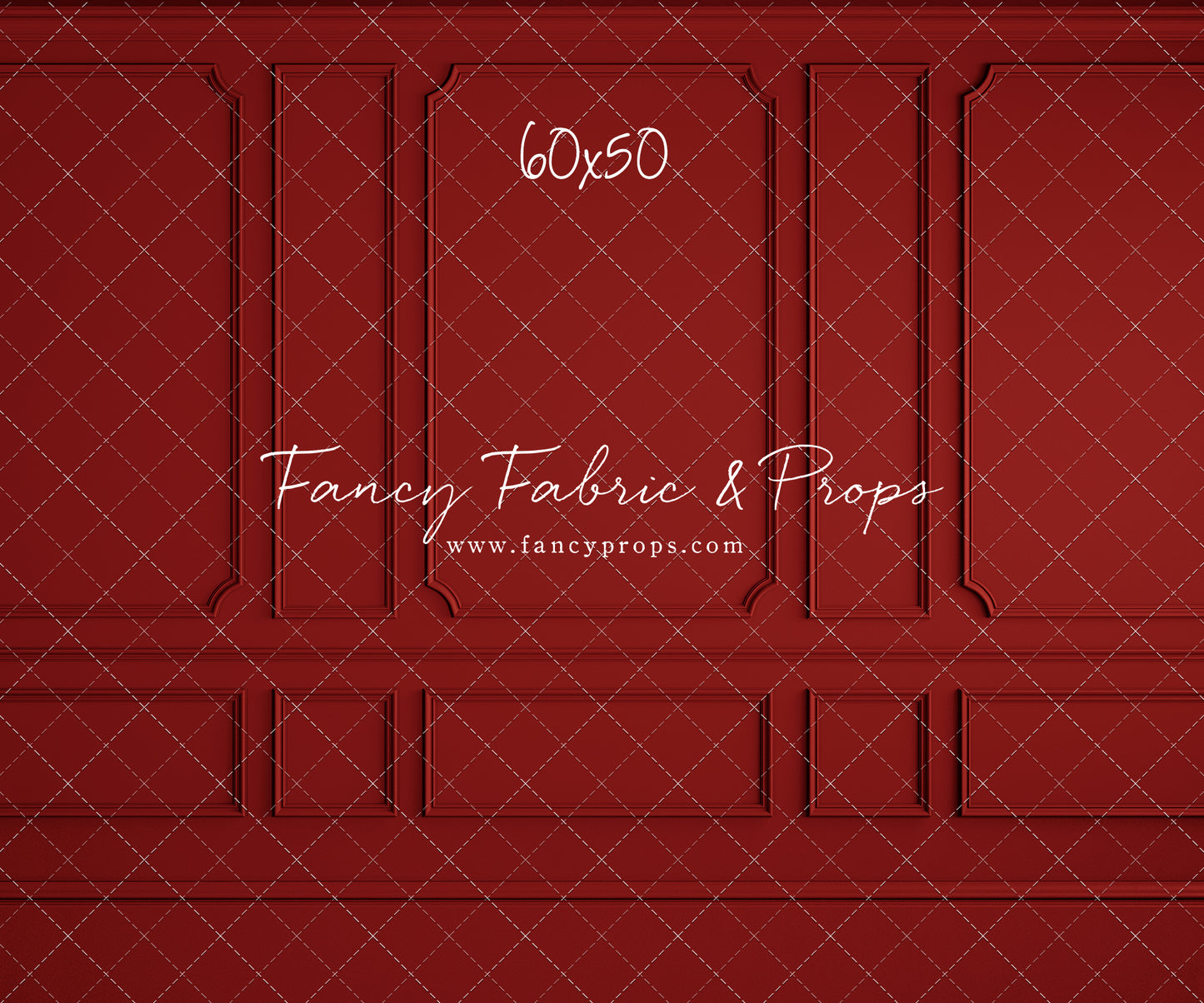 Red Wainscoting Wall