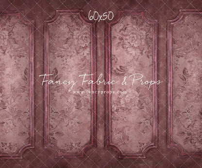 Rose Floral Wainscoting Wall