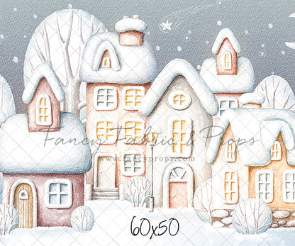 Evening Snowy Village