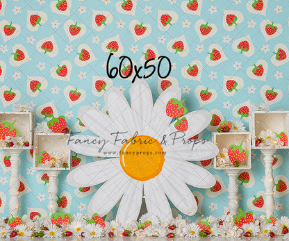 Strawberries & Daisies