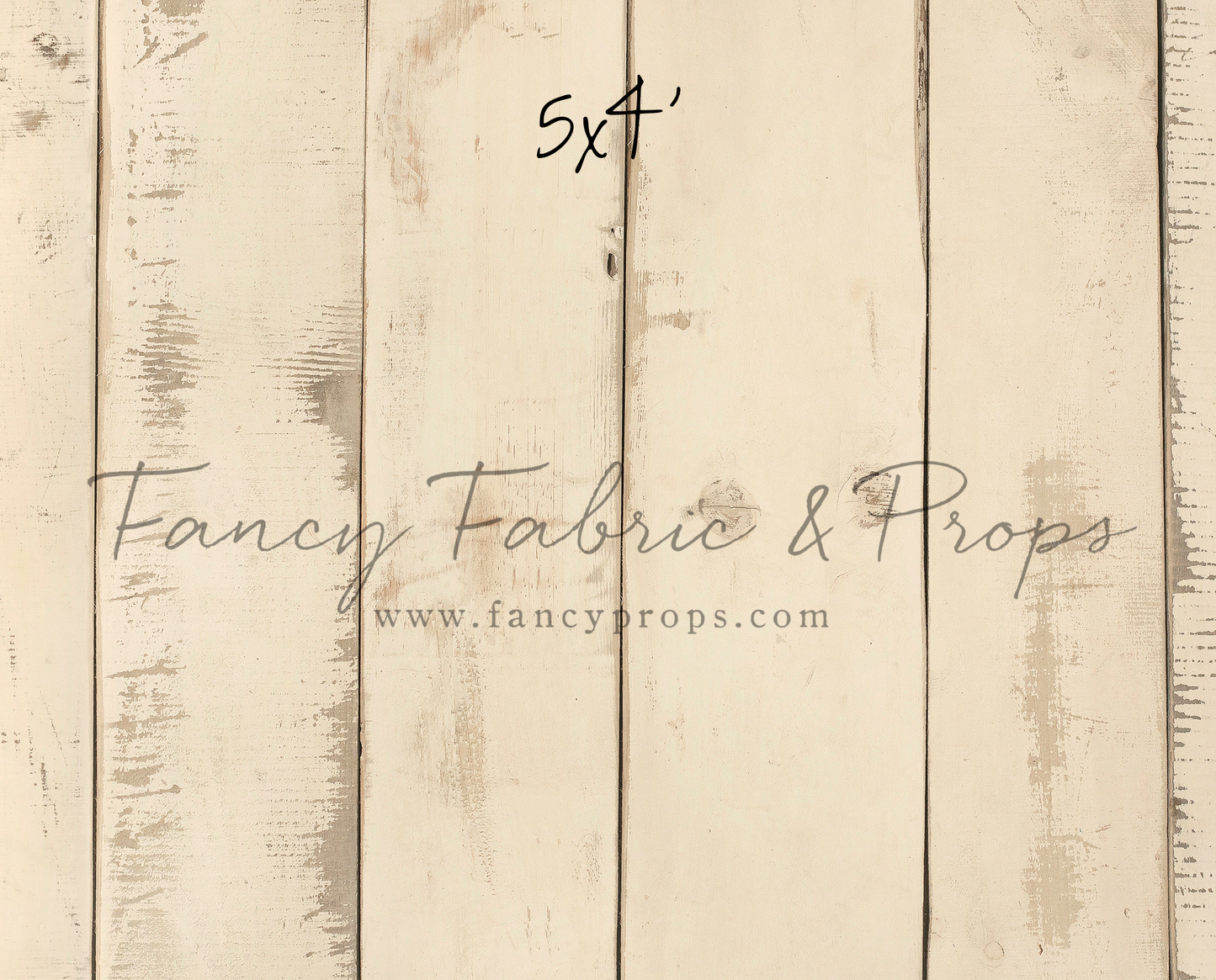 Amanda Cream Barn Wood Planks Mat Floor