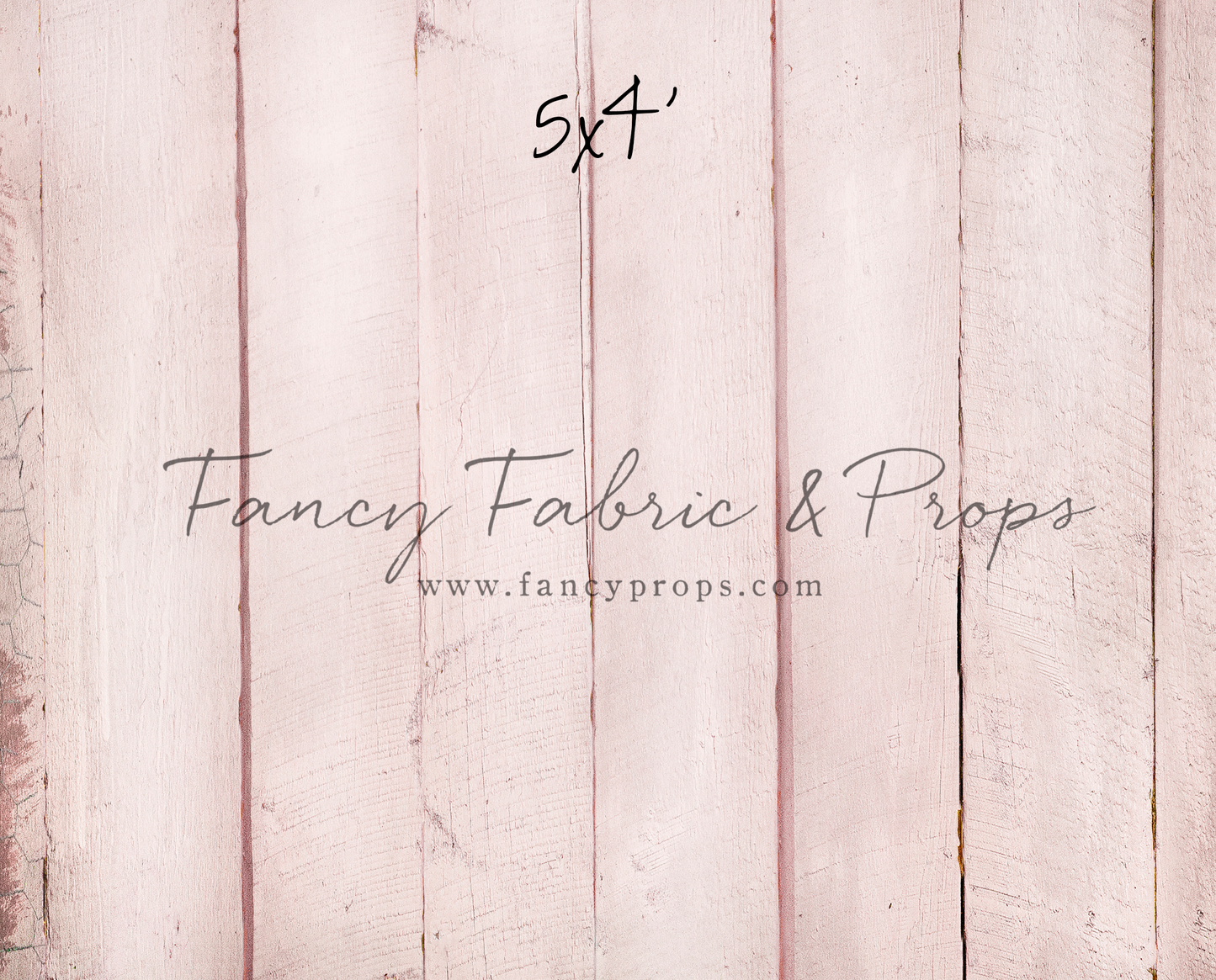 Princess Pink Wood Planks Mat Floor