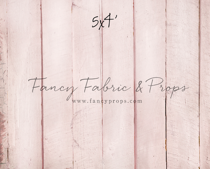 Princess Pink Wood Planks Mat Floor